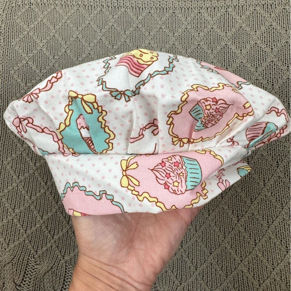 Colorful Cupcake & Ice Cream Pattern Kids Chefs Hat - Picture 4 of 5